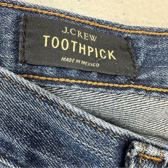 J. Crew Women’s Size 27 Toothpick Skinny Ankle Stretch Jeans - Picture 10 of 14